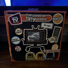 Tiny TV Back To The Future Mini TV with Remote Working