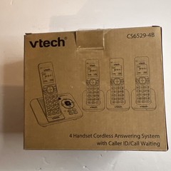 VTech CS6529-4B 4-Handset DECT 6.0 Cordless Phone with Answering System New Open
