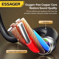 3.5mm Wired Earphones In-Ear Headset with Microphone Stereo Headphones