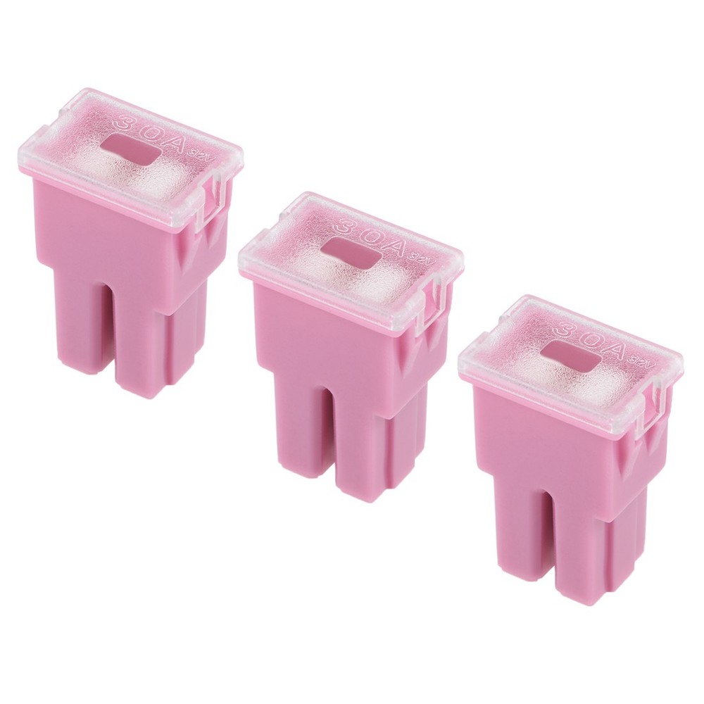3pcs Automotive Mini Cartridge Fuse 32V 30A Female Case for Truck