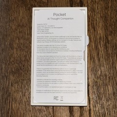 Pocket AI Thought Companion PKT01 AI Assistant 128 Gb Space Gray Hey Pocket
