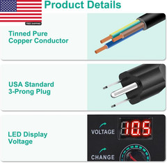Universal Power Supply 3V~24V 3A 72W Adjustable Variable 3V 5V 9V 12V 18V 20V 24