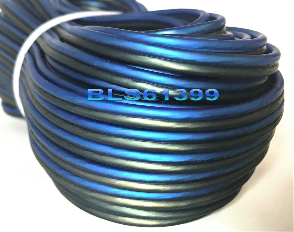 100′ ft SuperFlex Blue Black 18 Gauge SPEAKER WIRE Cable Home Car Audio Wiring