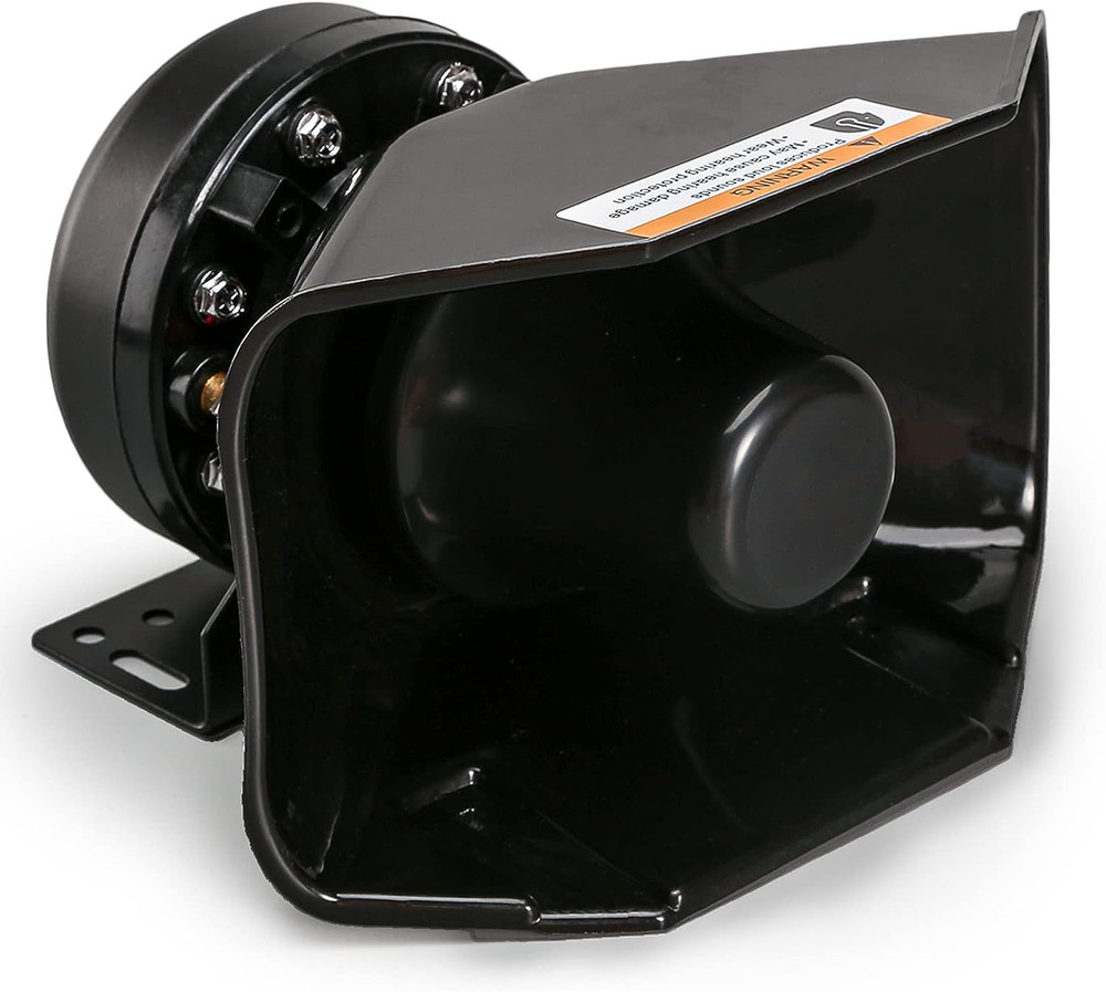 Booyu 200W High-Performance PA Siren Horn Speaker 180 Degree Design 8 Ohms