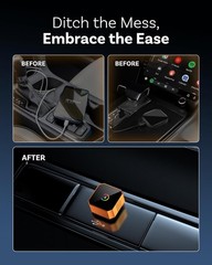 2026 Mini Wireless CarPlay Adapter Wired to Wireless for CarPlay & Android Auto