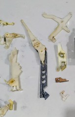 15 Original OEM Interior Plastic & Metal Parts For Technics SL-3300 Turntable
