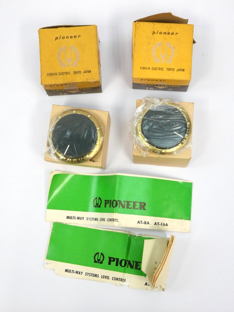 Lot of 2 Vintage Pioneer AT-16A 16 Ohm Speaker Level Controls – NEW/Open Box