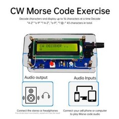 1 Set Trainer Morse Code Decoder Keyer Interpreter DIY Electronic Component Kit