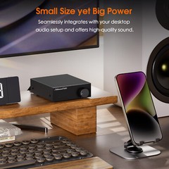 HiFi Mini Class D Digital Amplifier Stereo Home Desktop Power Amp TPA3116 60Wx2