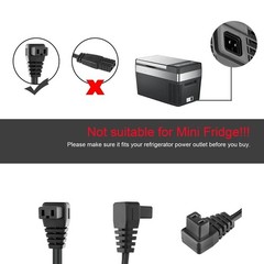 Power Cord Cable for 12V Fridge Freezers DC 12V Car Refrigerator RV Refrigera