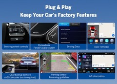 Eonon VWX7A Android 14 4+64 9″VW Golf GTI MK5 MK6 R R32 Car Stereo Radio CarPlay