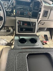 Chevy Silverado Gmc Sierra 03-06 Center Console Subwoofer Box For 1×12