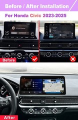 12.3 inch 2K Screen Android Car Radio For Honda Civic 2023-2025 CarPlay GPS BT