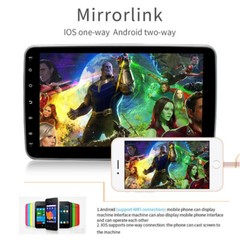 Double 2DIN Rotatable 10.1” Android 10 Car Apple CarPlay GPS WiFi Stereo Radio
