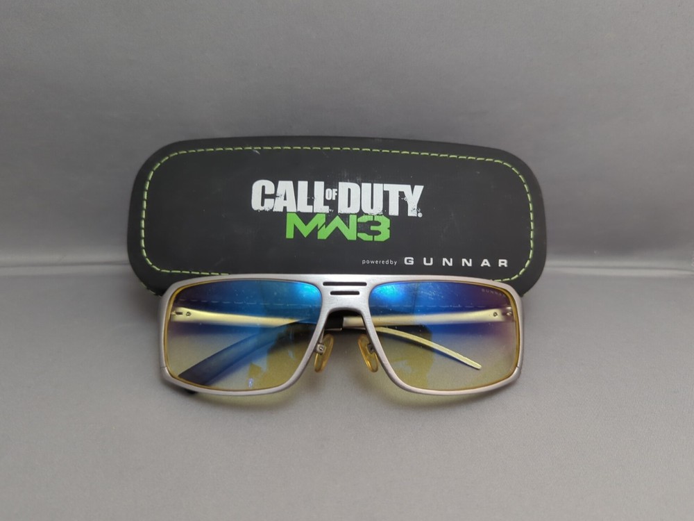 * Call of Duty MW3 Modern Warfare 3 Gaming Glasses By Gunnar Optiks With Case