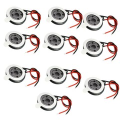5/10x Speaker 13mm Dia 8Ohm 1W 2-Wire Mini Micro Audio Magnetic For Arduino USA