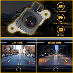 For 2016-2019 Ram 1500 2500 3500 Rear View Backup Camera Reverse Parking Assist
