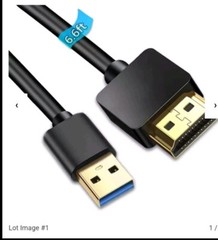 USB Type C USB C to HDMI 4K 1080P HD TV 1.8m( 6Ft) Cable Video Converter Adapter