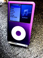 Apple iPod classic 7th Generation Purple Pink (256GB) Bundle w/ new accessories