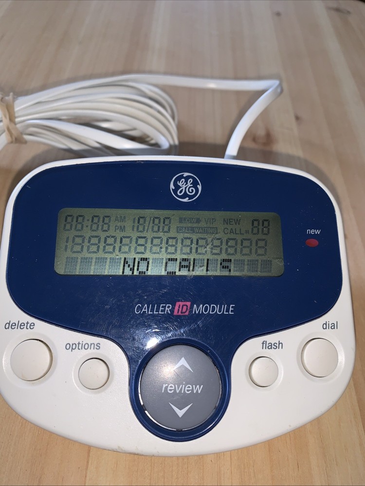 Vintage GE Call Waiting Caller ID 70 Name & Number Memory 29096GE1 Large Display