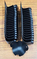 Lot of 38 2-Leg Cabinet Corner Textured Black Powder Coat Wrap Around RH-1520TB