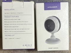 WiFi IP/Network Indoor Wire HD Night Vision Two-Way Audio Camera,Black