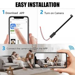 Full HD 1080P 4K Cam Wireless WiFi Security Mini Micro Pinhole Screw DIY Cam DVR