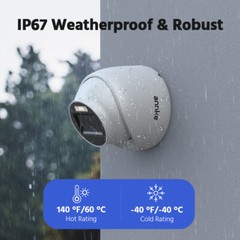 ANNKE 8CH 5MP Lite DVR Outdoor 1080P Security Camera System AI Detection H.265+