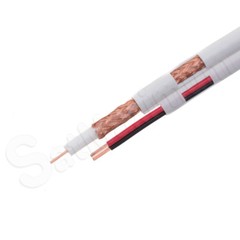 RG59 Coaxial Cable Siamese 20AWG+ 18/2 Power BULK Wire for CCTV Security Camera