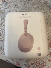 NEW SEALED Sony WH-1000XM6- Best Wireless Noise Cancelling Headphones -Sand Pink