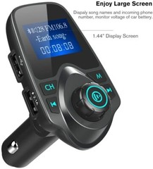 Bluetooth 5.0 Wireless FM Transmitter USB Charger Aux Adapter MP3 Hands-free Car