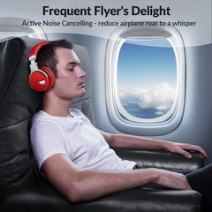 Million Sold 10 Years Classic E7 Active Noise Cancelling Headphones with Red