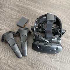 HTC Vive VR Headset And Controllers Deluxe Audio Strap W/Linkbox