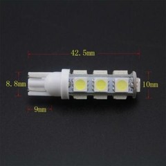 10x T10 LED Canbus Error Free Bulbs 13 SMD 194 W5W Car Wedge Lamp Dome Map Light