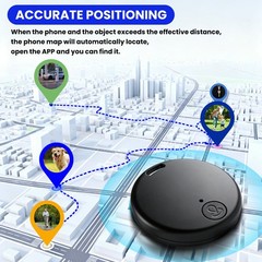 For IOS Android 4Pcs Bluetooth GPS Smart Tag Air Key Pet Finder Tracker Locator