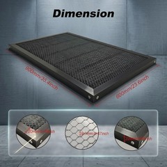 Honeycomb Table for CO2 Laser Engraver Cutting Machine 90x60cm Galvanized Iron