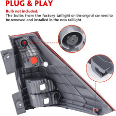 2015-2016 Honda CRV Driver Side Tail Light Assembly–Compatible Replacement