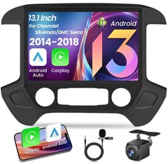 For 2014-2018 Chevy Silverado GMC Sierra Car Stereo Radio GPS Android 13 Carplay