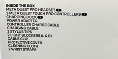 NEW Sealed META QUEST PRO 256 Gb Virtual Reality Set