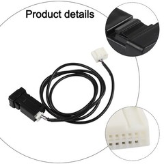 20Pin Auxiliary Stereo Adaptor for Toyota Cars 2007 2009 with AUX Cable