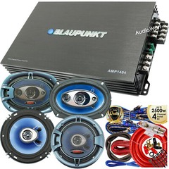 Blaupunkt AMP1404 1500 Watt Amp+ 2x Speakers 6×9″ + 2x Speakers 6.5″ + 4-Ch Kit