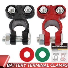 Pure Lead Car Battery Terminals 24V 12V Positive Negative Connectors Clamp Clip