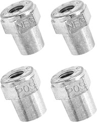 Car Positive Negative Battery Post Terminal, 2 Pair Zinc Alloy Battery Adapter,