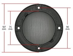 2pcs 3.5inch Mesh Speaker Grill Covers Guard Protector Speaker Decorative Circle