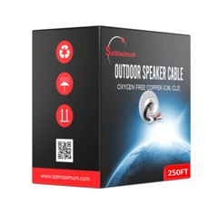 Speaker Cable CL3 Rated Outdoor Bulk Direct Burial Oxygen Free Copper Wire LOT