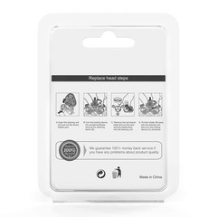 MAX-T Replacement Shaver Head – 100% Original 1 Count (Pack of 1), Silver