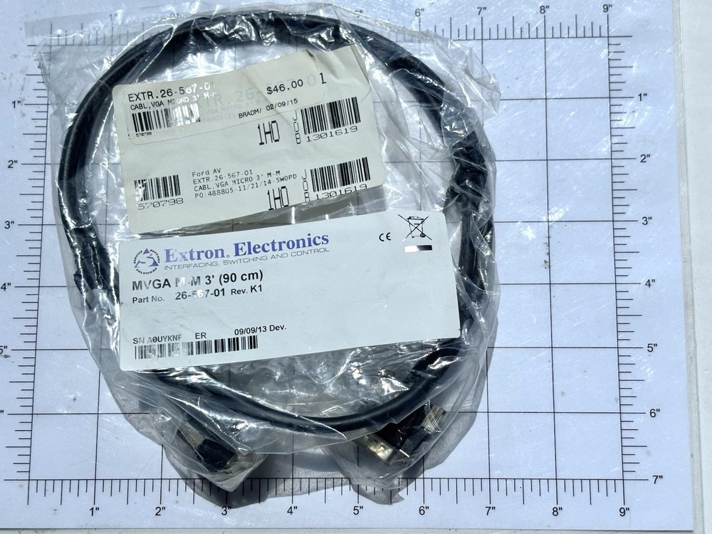 Extron Male to Male Micro VGA Cables 90 CM