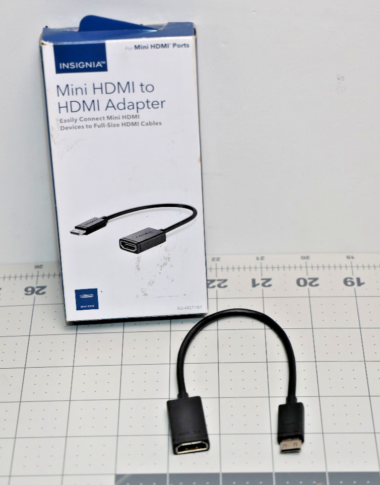 Mini HDMI Male to HDMI Female Adapter Converter Cable |pa4