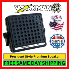 CB Radio External Speaker Workman 711 Heavy Duty 4″ 10W 8OHM Trucking Audio Kit