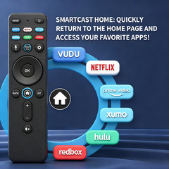 2Pcs Voice remote For ALL Vizio smart TV D/ V/ M sereis VUDU/NETFLIX/XUMO/HULU